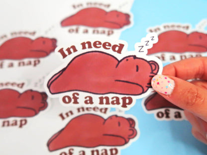 In Need Of A Nap Sticker