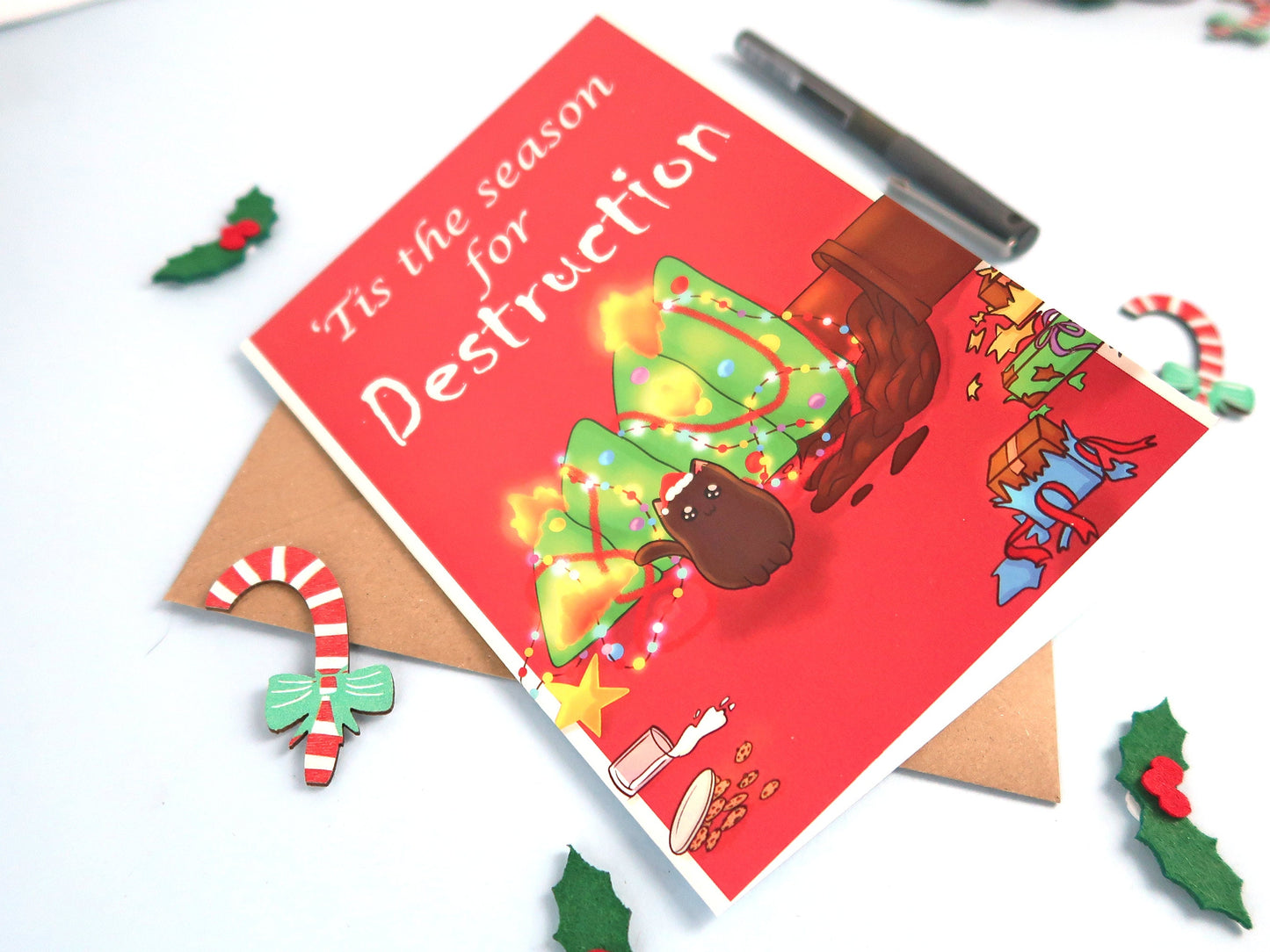 Funny Cat Christmas Cards