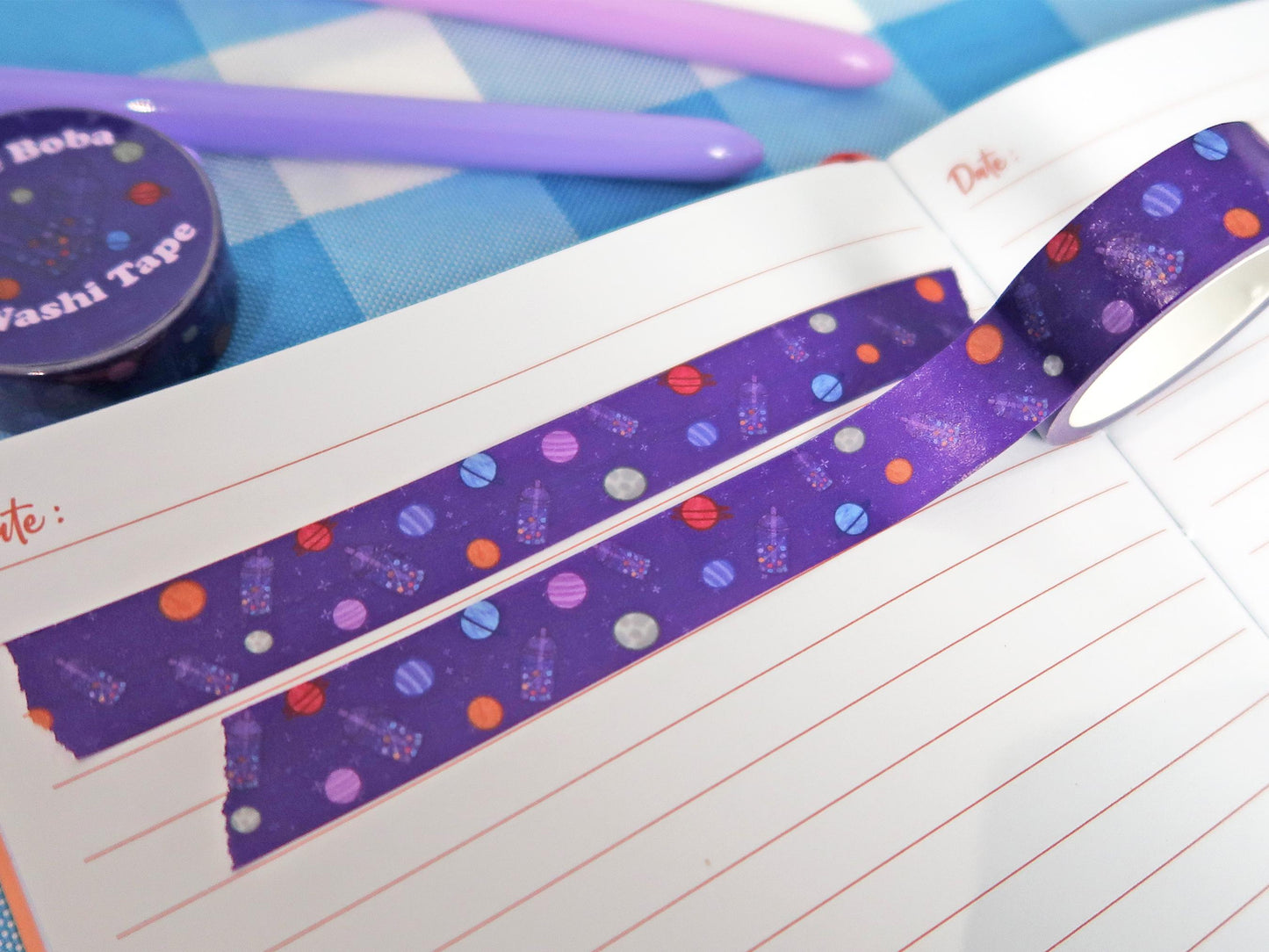 Space Boba Washi Tape