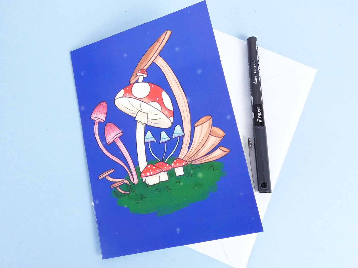 Mushroom Greetings Card