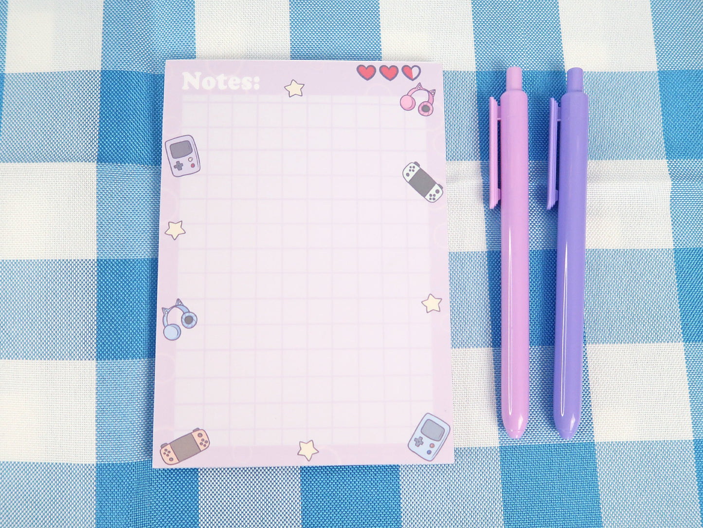 Pastel Gaming A5 Notepad.