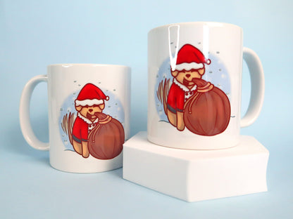Santa Dog Mug