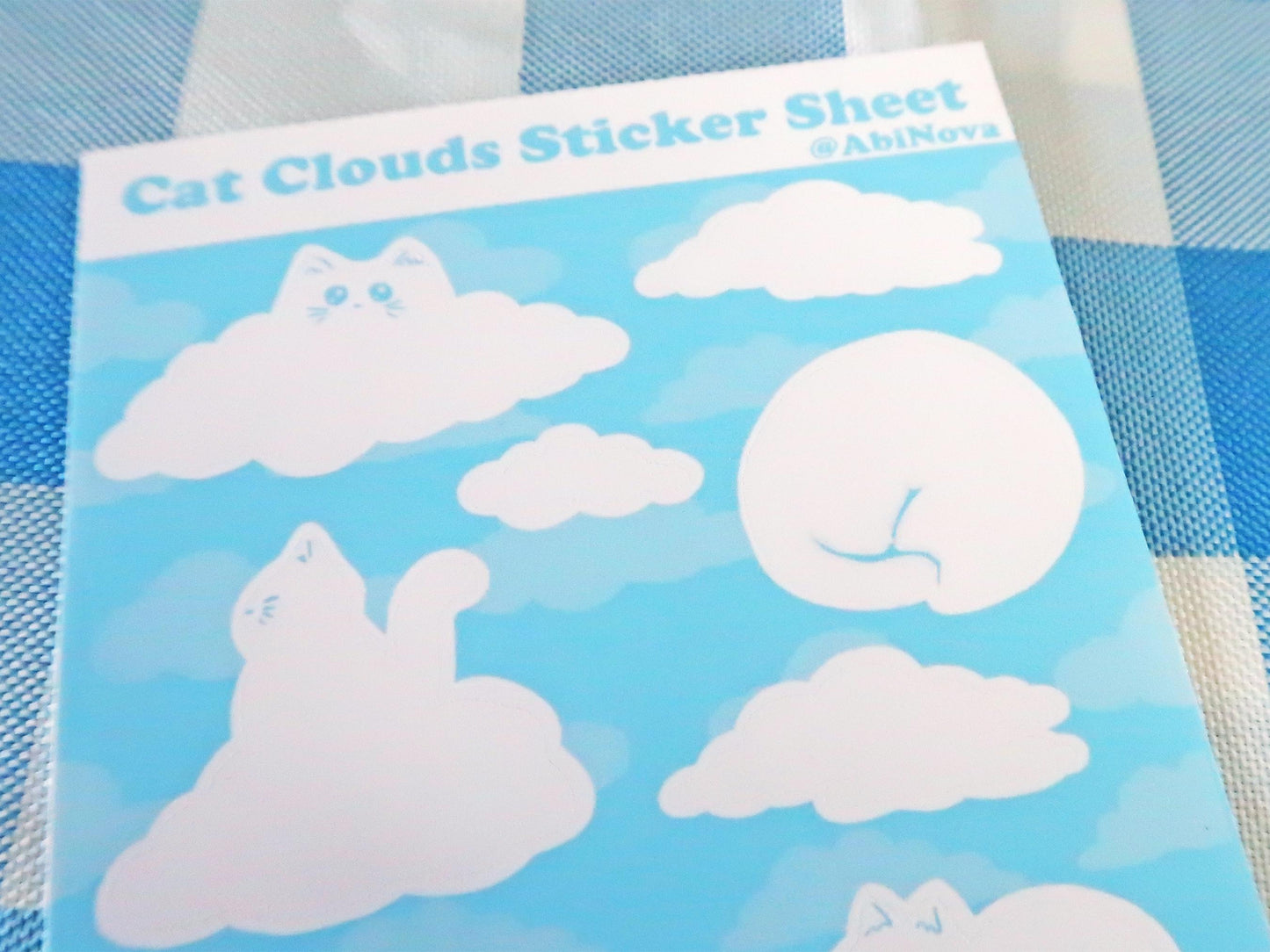 Cat Clouds Sticker Sheet