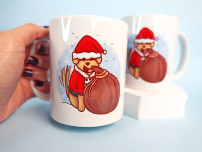 Santa Dog Mug