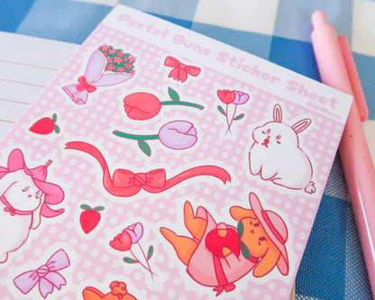 Pastel Bunny Sticker Sheets