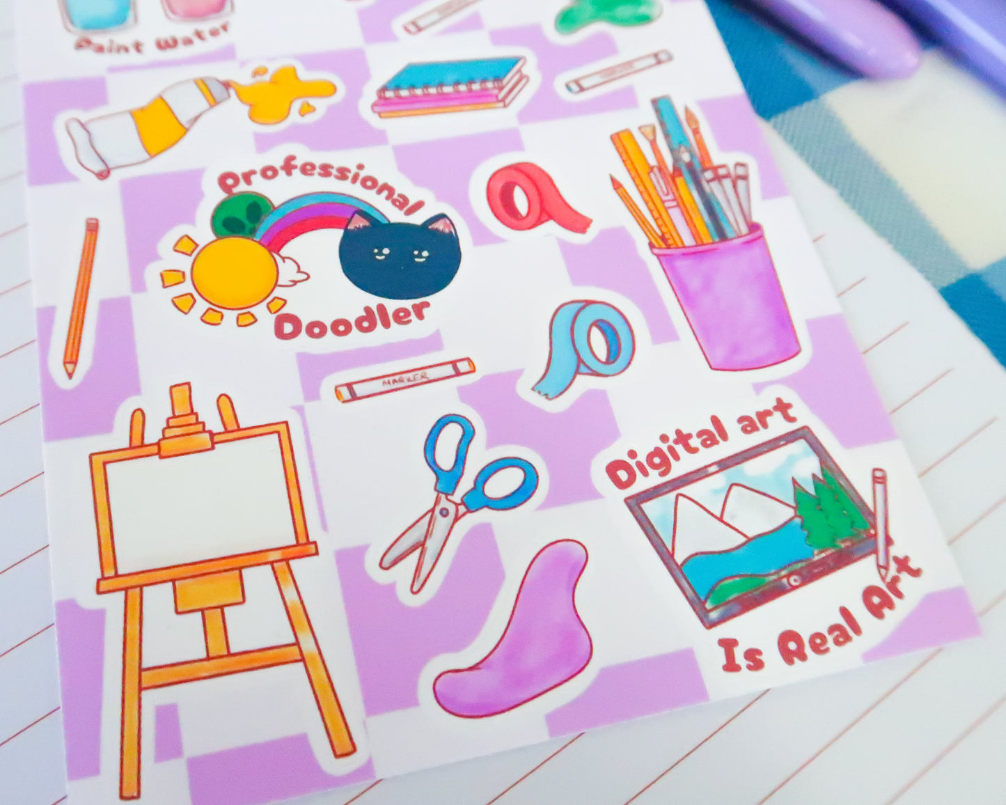 Art & Crafts Sticker Sheet