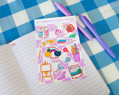 Art & Crafts Sticker Sheet