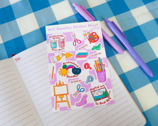 Art & Crafts Sticker Sheet