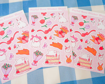 Pastel Bunny Sticker Sheets