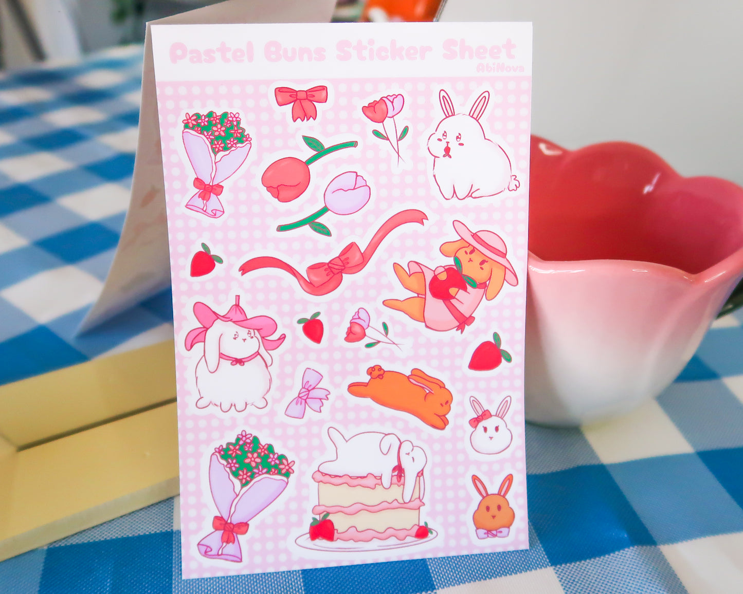 Pastel Bunny Sticker Sheets