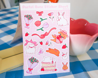 Pastel Bunny Sticker Sheets