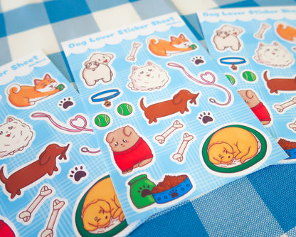 Cute Dog Sticker Sheet