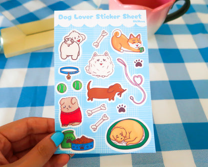 Cute Dog Sticker Sheet