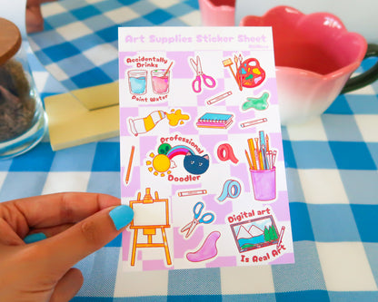 Art & Crafts Sticker Sheet