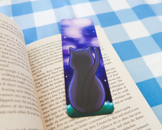 Stargazing Cat Bookmark