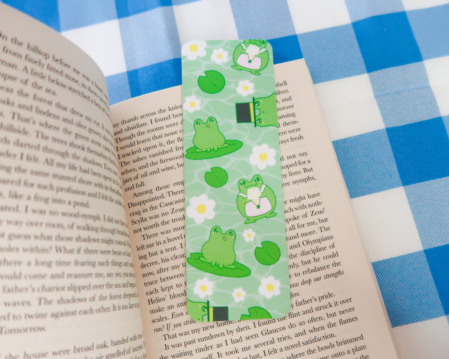 Cute Frog Bookmark