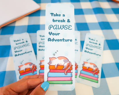 "PAWSE Your Adventure" Bookmark