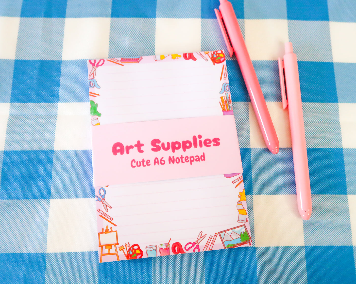 Cute Art & Crafts A6 Notepad
