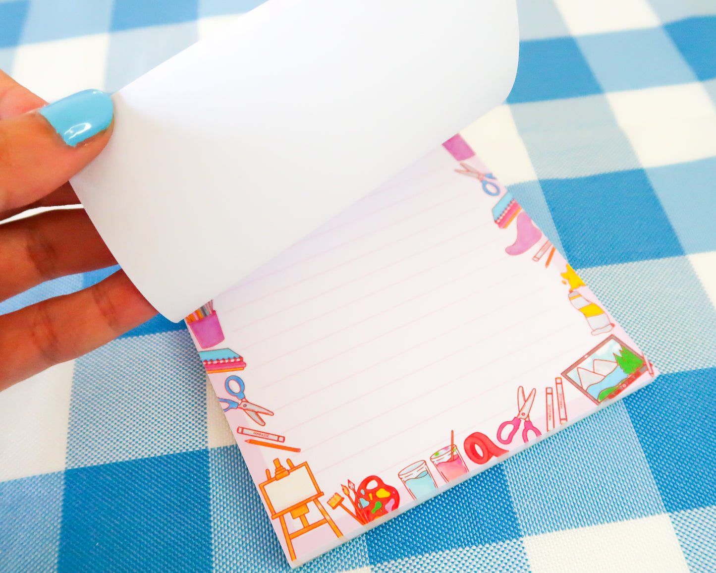 Cute Art & Crafts A6 Notepad