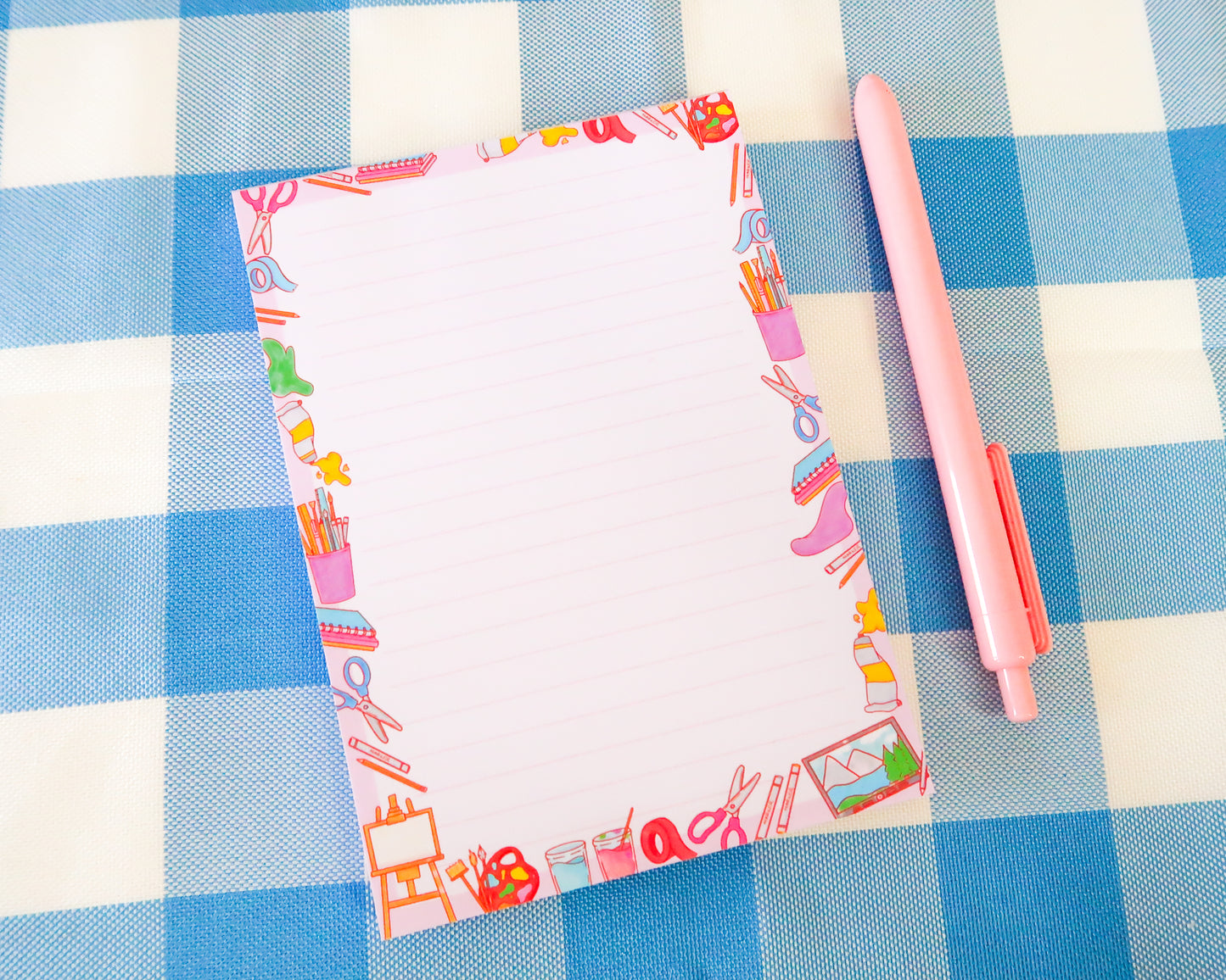 Cute Art & Crafts A6 Notepad
