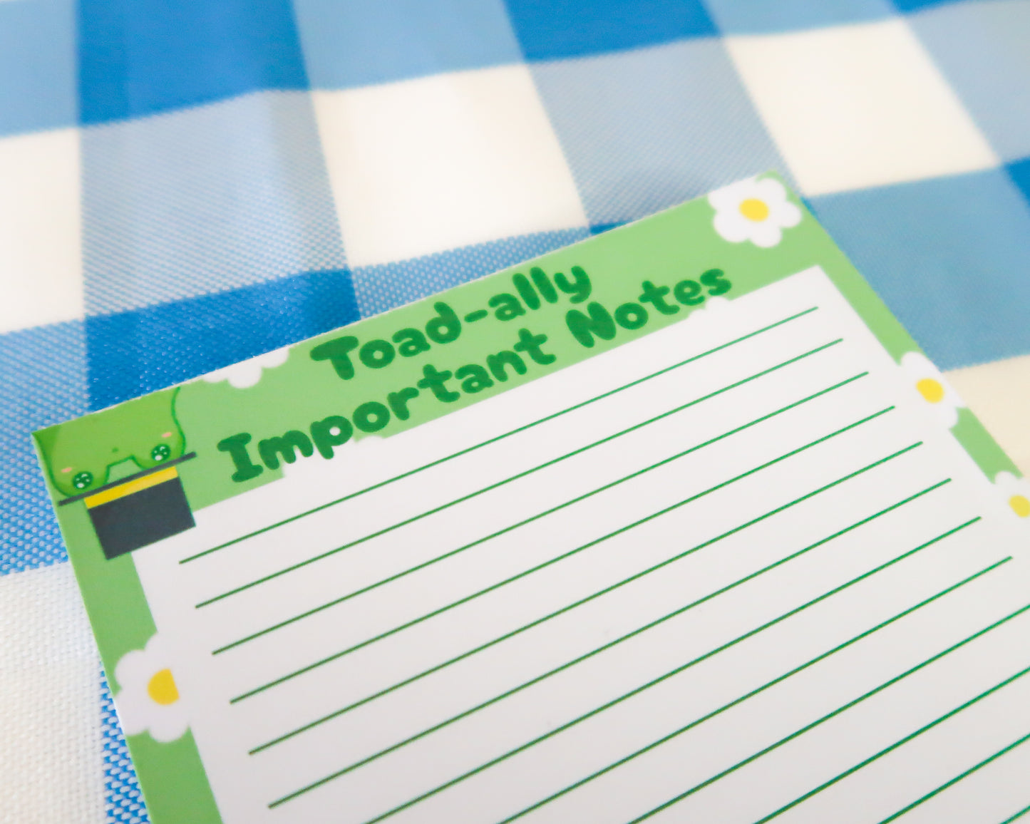 Kawaii Frog A6 Notepad
