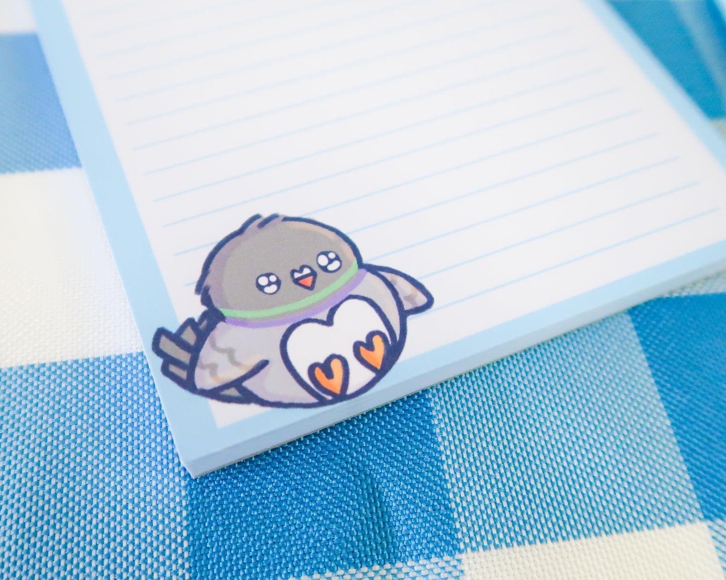 Cute Pigeon A6 Notepad