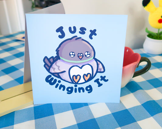 "Just Winging It" Art Print