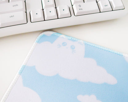 Cat Clouds Mouse Pad