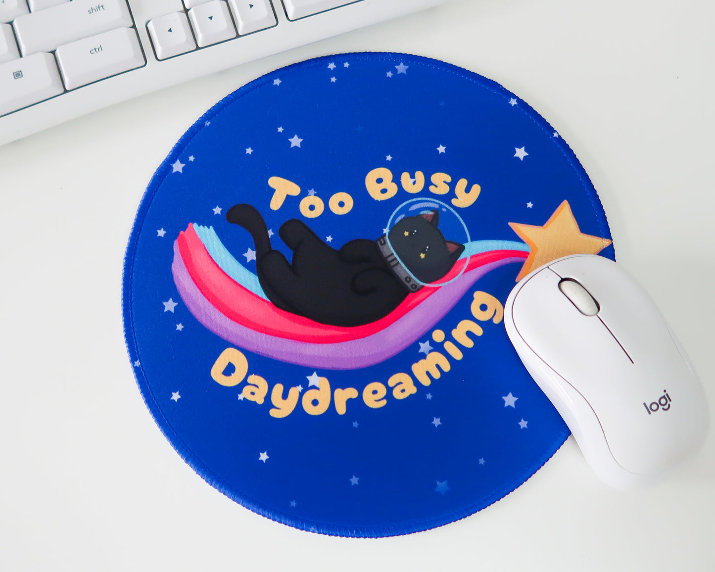 Too Busy Daydreaming Mousepad