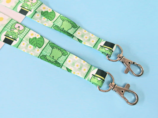 Flowers & Frogs Lanyard