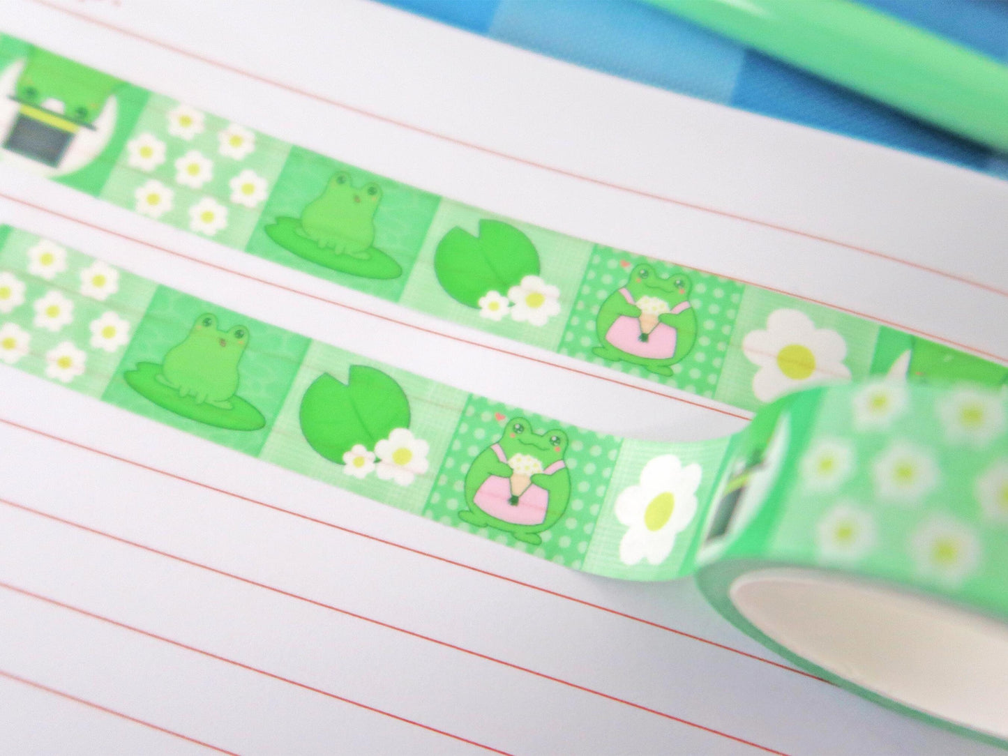 Adorable Frog Washi Tape