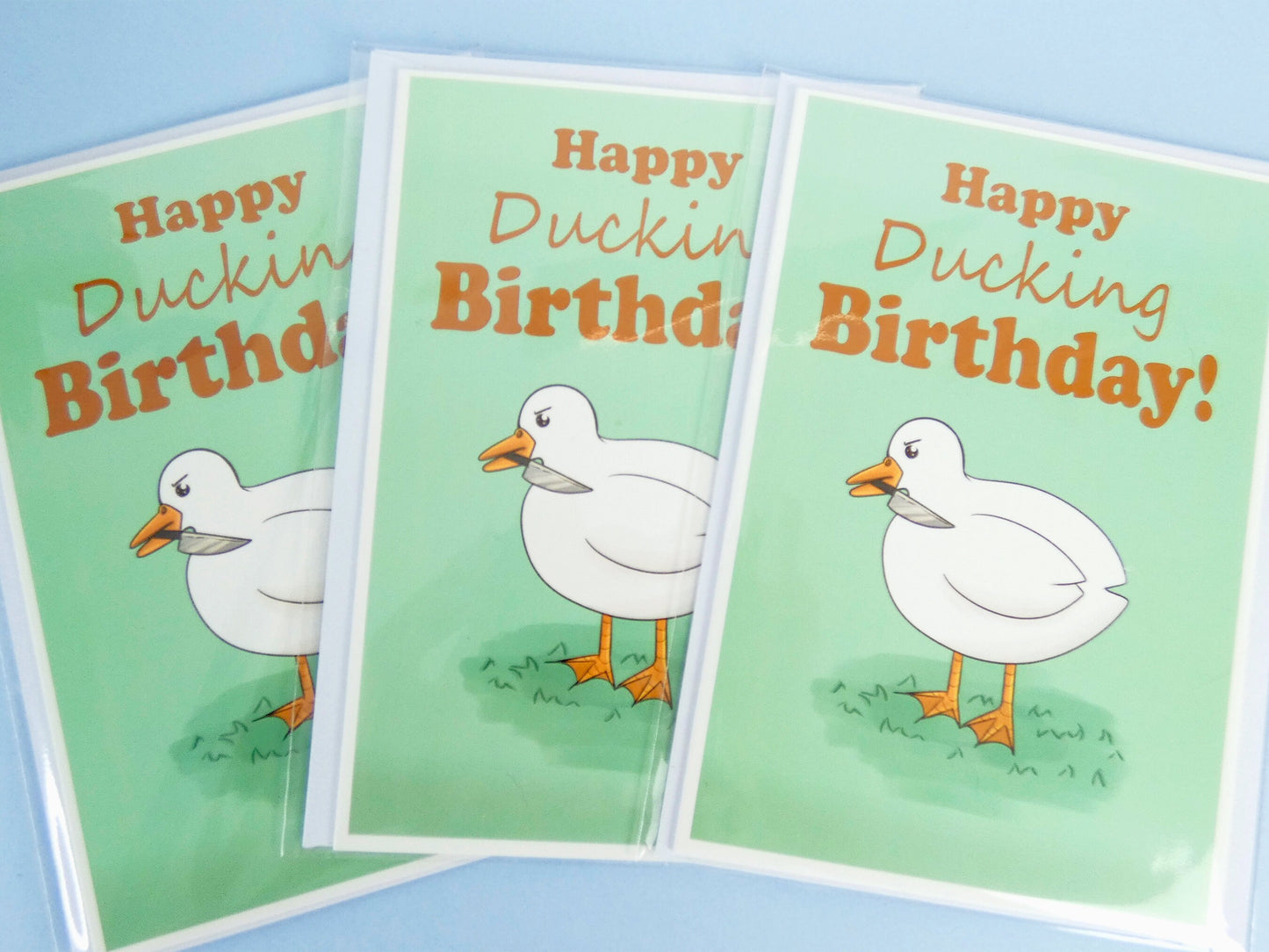 Funny Duck Birthday Card