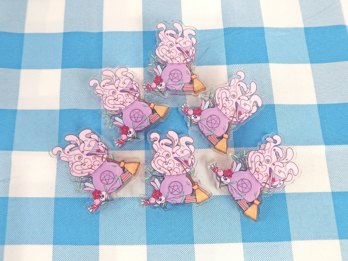 Pastel Witch Acrylic Clip