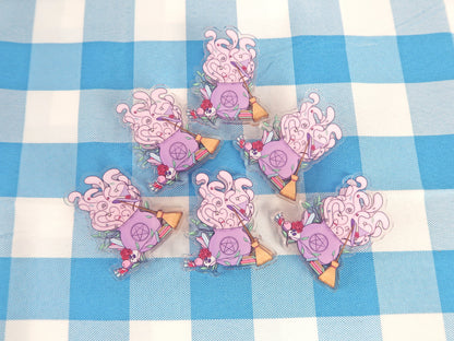 Pastel Witch Acrylic Clip