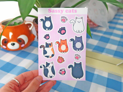 Sassy Cat Sticker Sheets