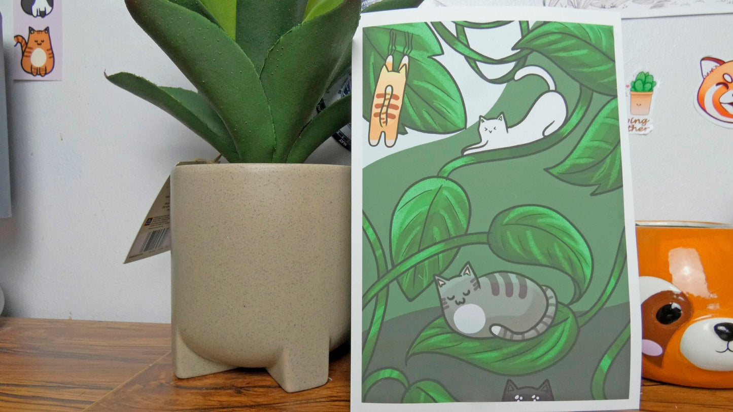 Jungle Cats Art Print