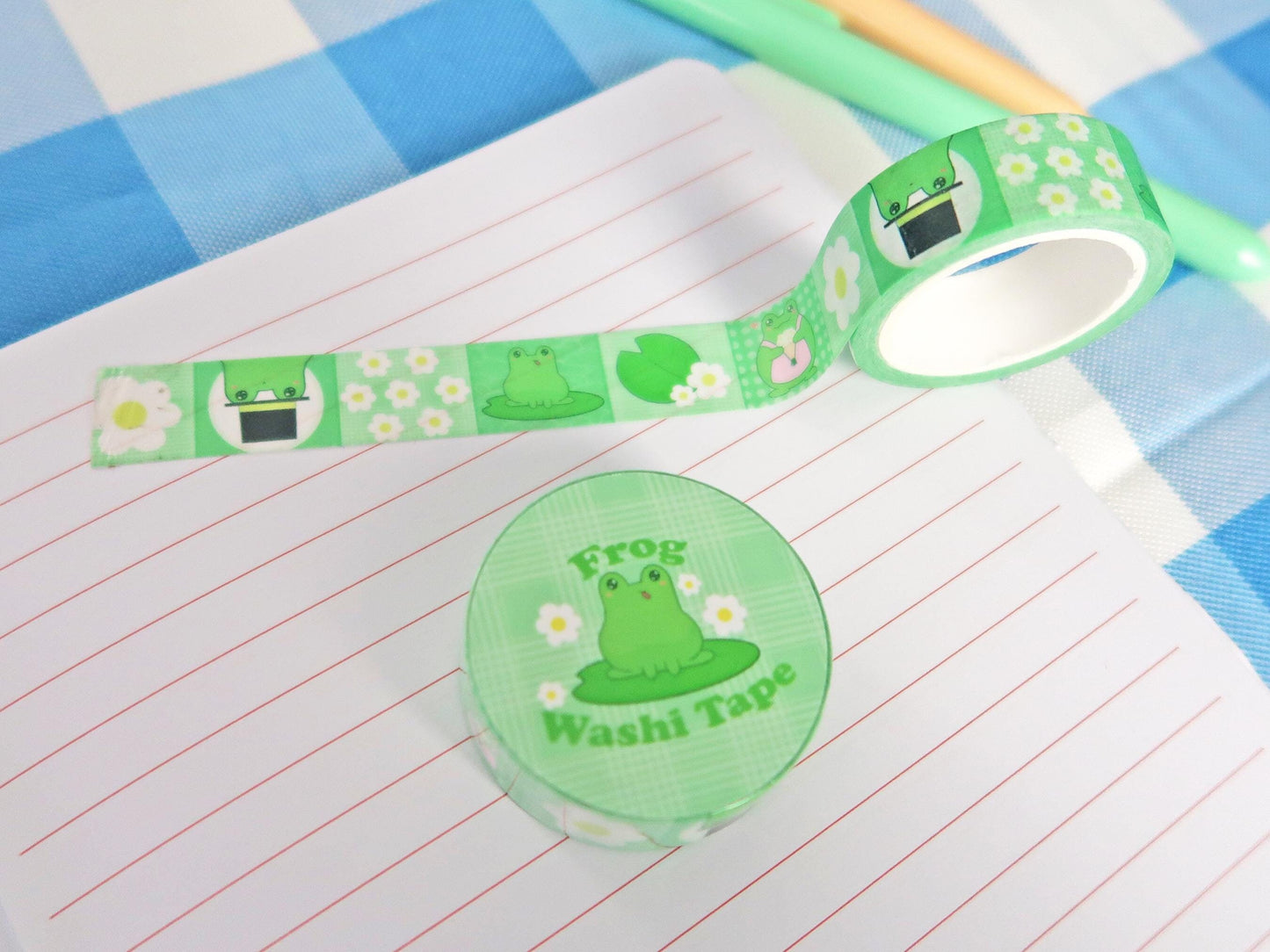 Adorable Frog Washi Tape