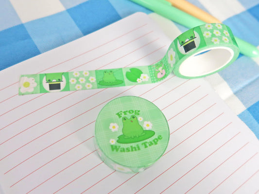 Adorable Frog Washi Tape