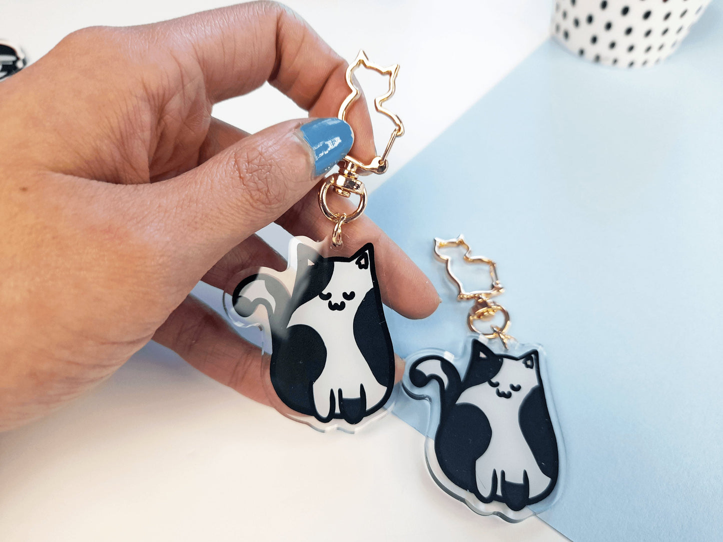 Sassy Cat Keychains