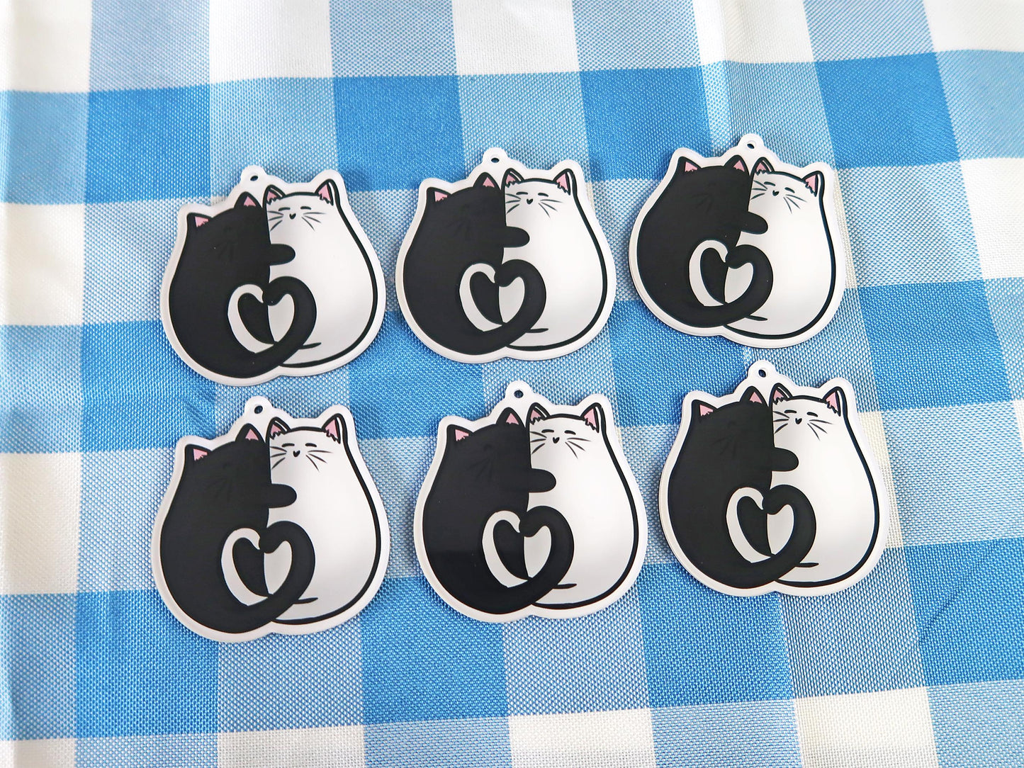 Cat Cuddles Fridge Magnet