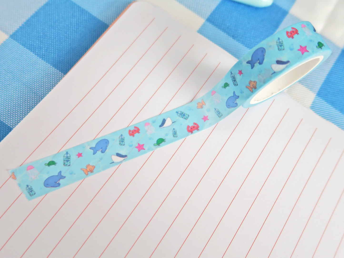 Cute Ocean Boba Washi Tape