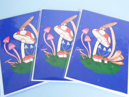 Mushroom Greetings Card