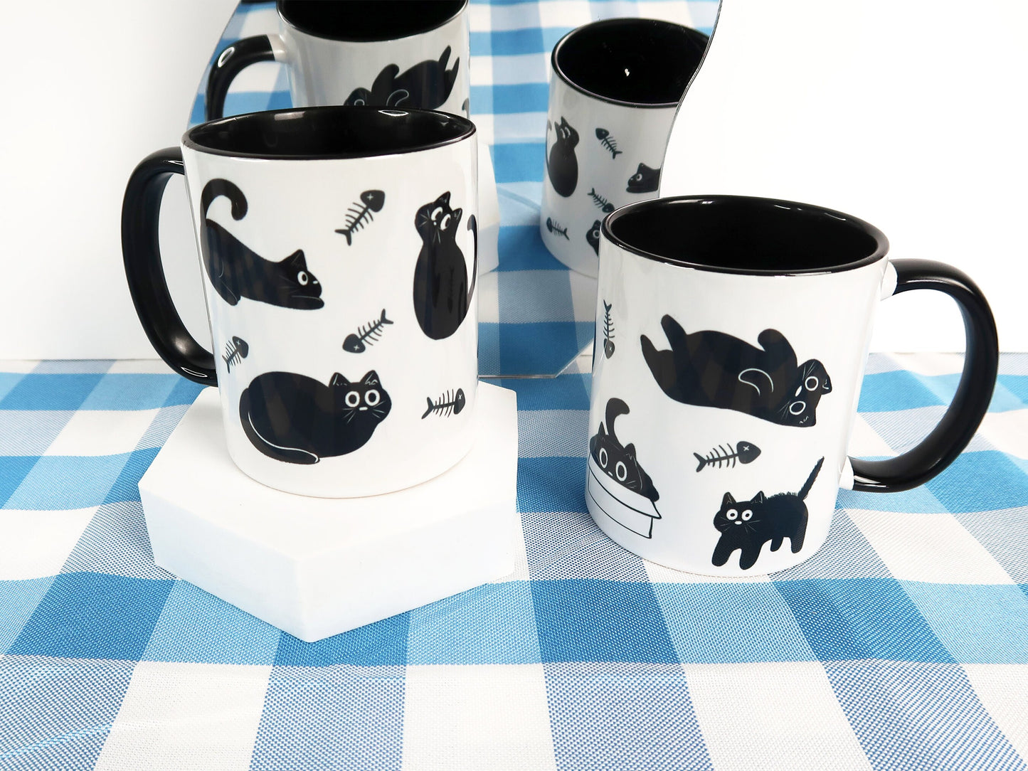 Cute Black Cat Mug