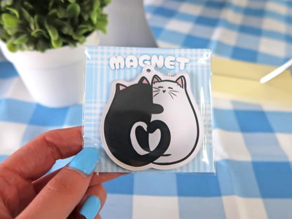 Cat Cuddles Fridge Magnet