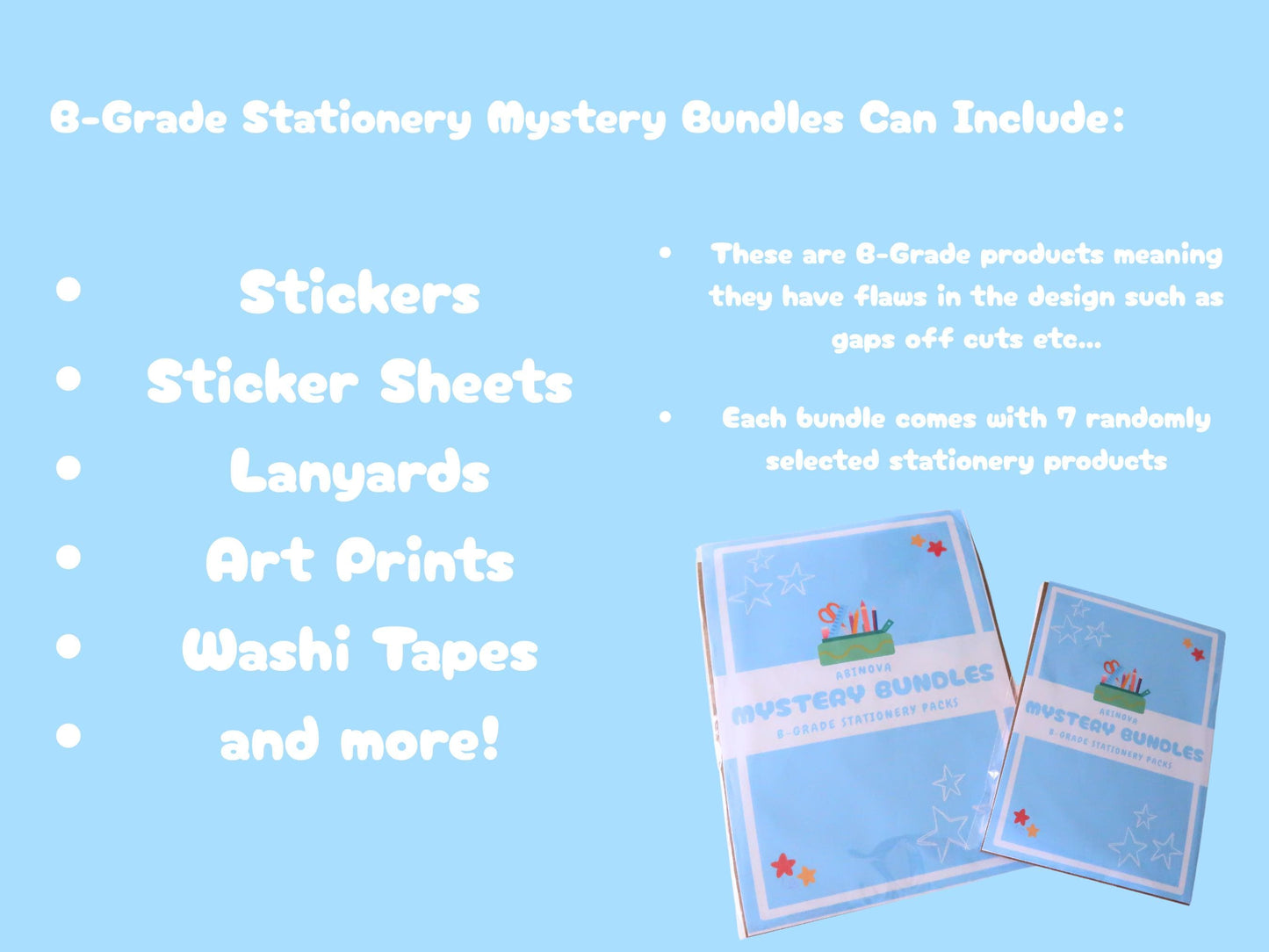 B-Grade Stationery Mystery Bundles