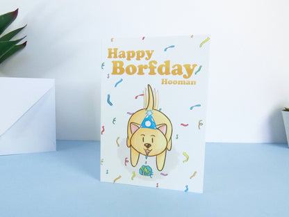 Funny Dog Birthday Card