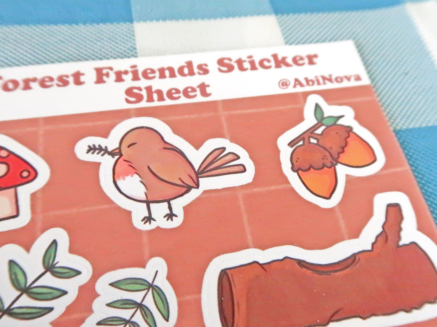 Woodland Critters Sticker Sheet