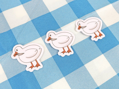 Angry Knife Duck Sticker