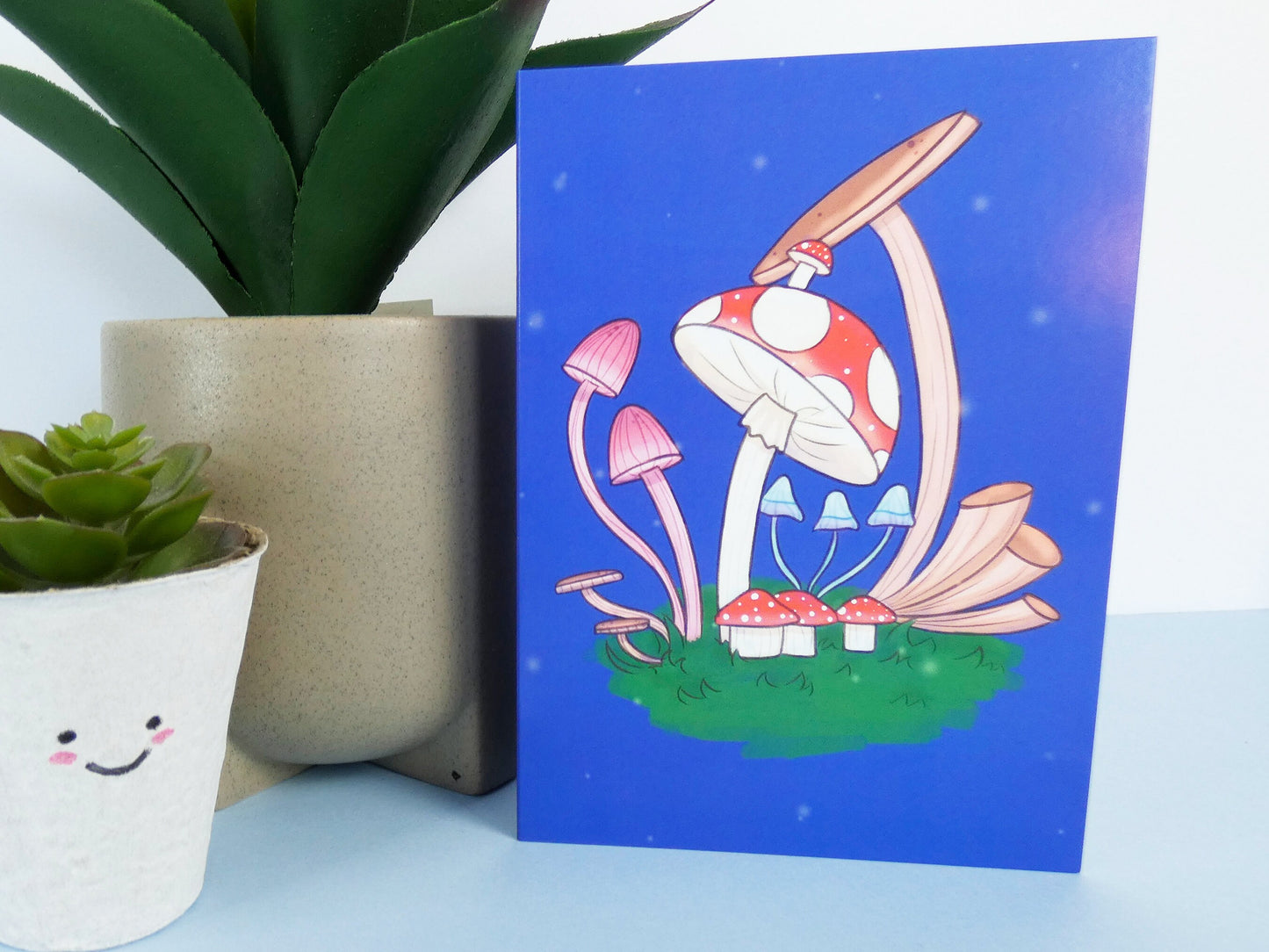Mushroom Greetings Card