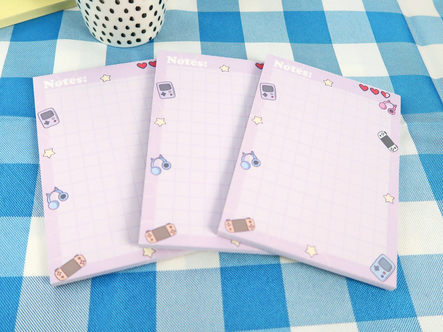 Pastel Gaming A5 Notepad.